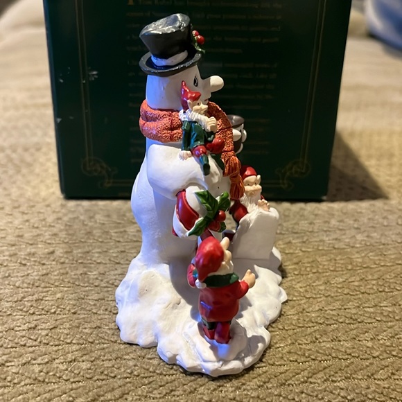 KSA Collectibles Snowman Elves Christmas decoration Holiday decor - Picture 2 of 7